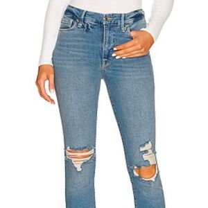 Good American Good Straight Jeans Size 25